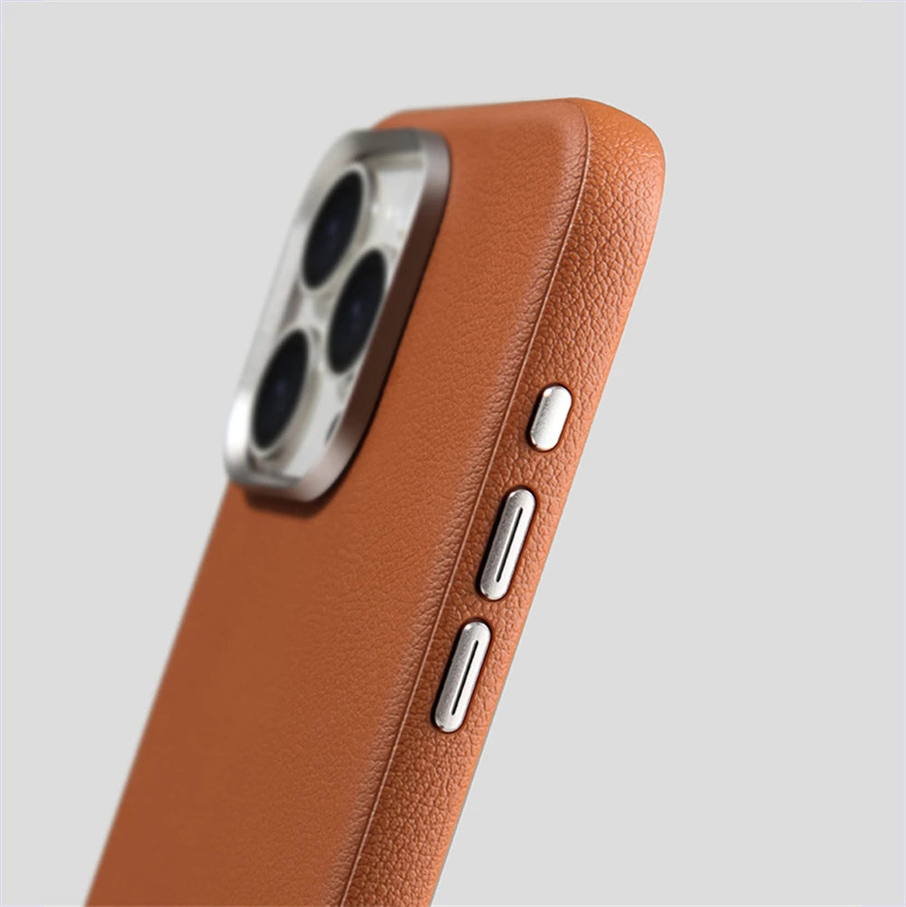 Luxury Leather Magnetic Case