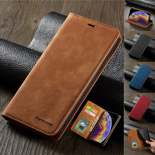 Thin Leather Wallet Case